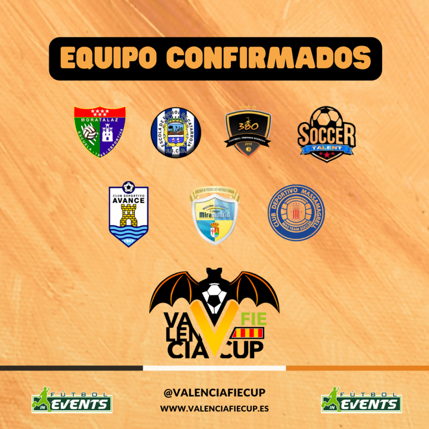 ¡Equipos confirmados para la Valencia Fie Cup 2022!